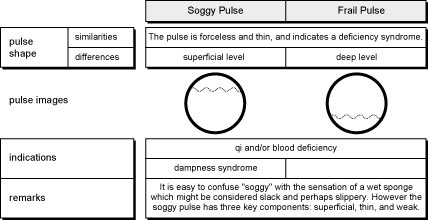 Comparison of the Soggy and Frail Pulses