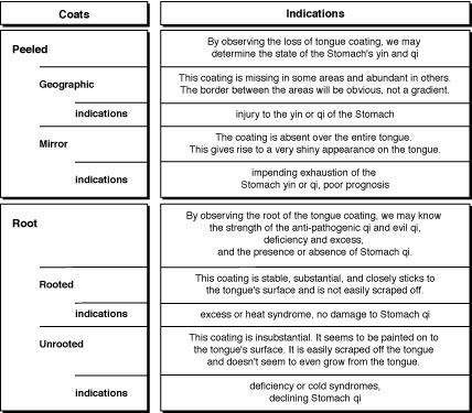 Tongue Coating Distribution and Root